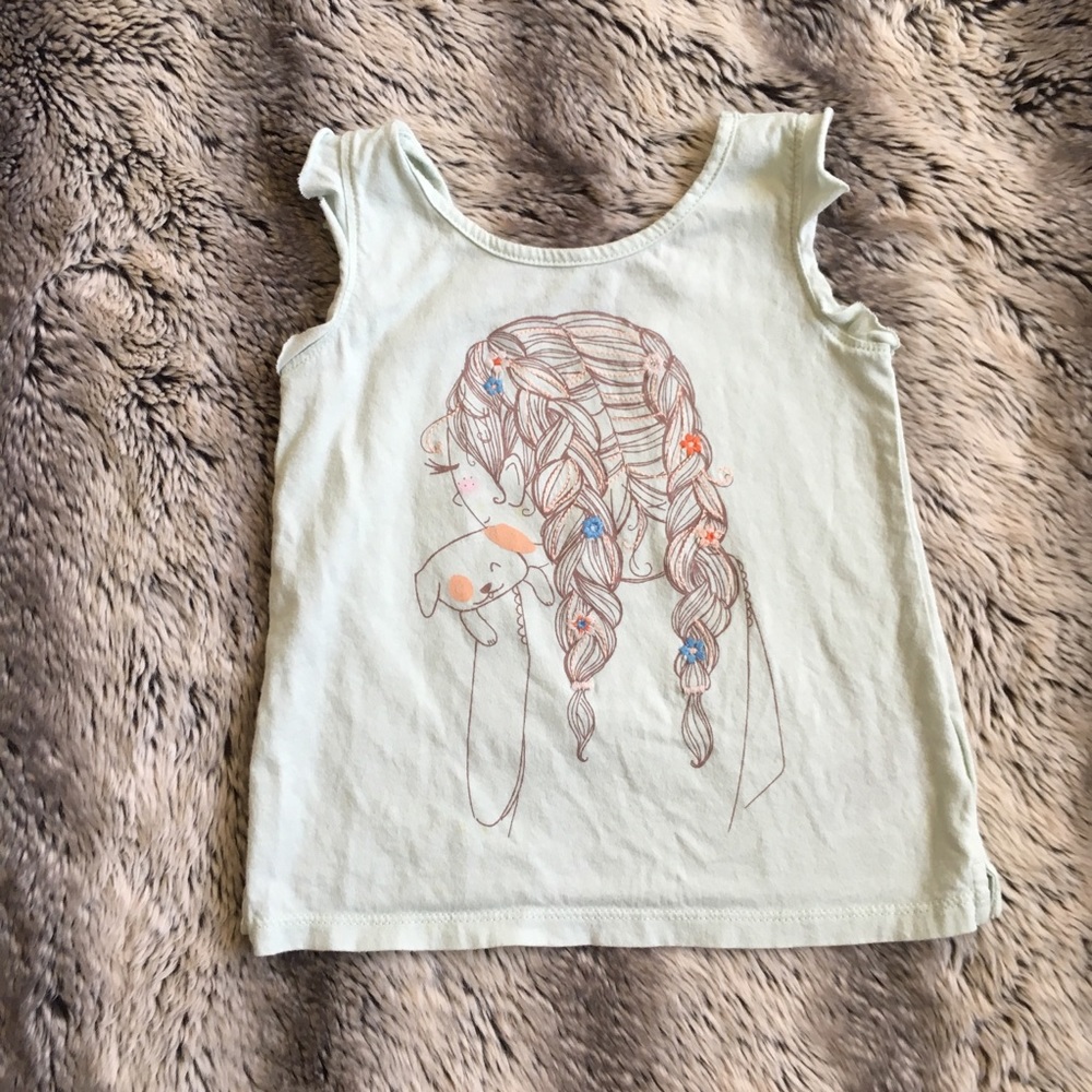 Baby GAP Embroidery Graphic Crisscross T-Shirt